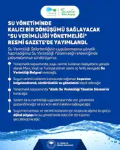 Su Verimliliği Yönetmeliği Yürürlüğe Girdi
